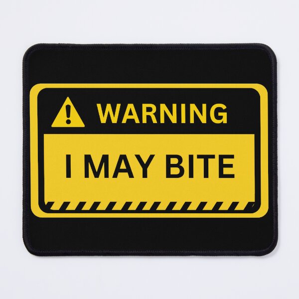 Item preview, warning I may bite designed and sold by nikolaiart.