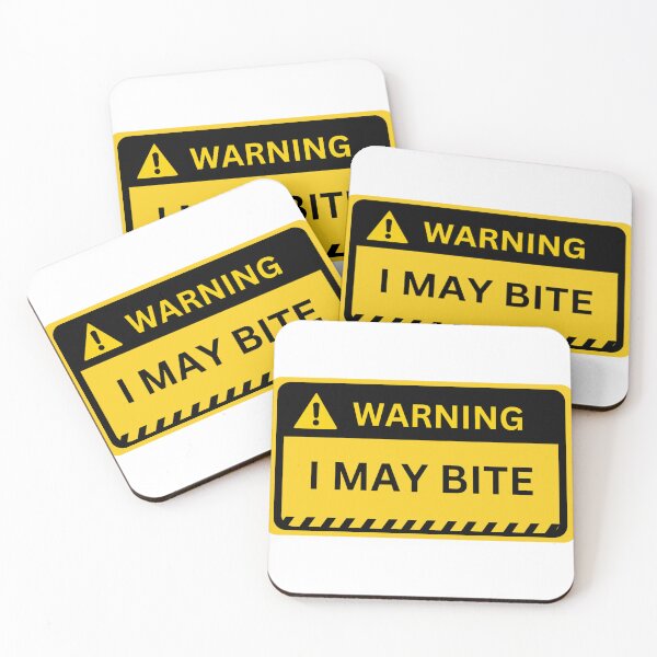Item preview, warning I may bite designed and sold by nikolaiart.