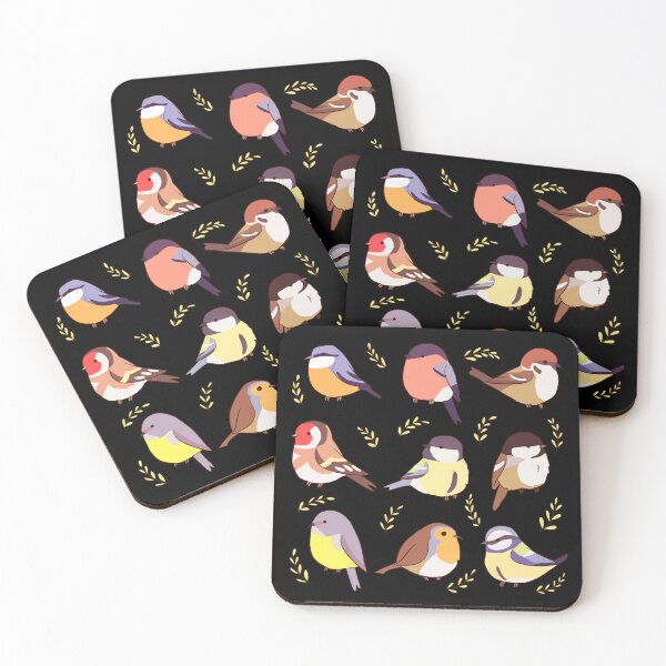 Item preview, bird pattern - 9 European birds  designed and sold by Yarafantasyart.