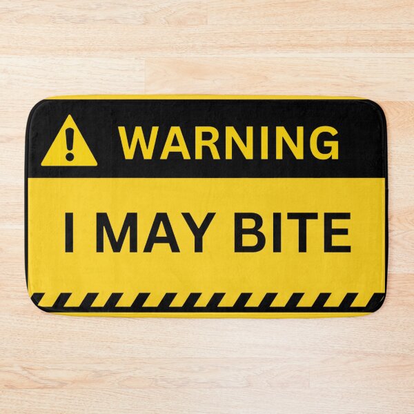 Item preview, warning I may bite designed and sold by nikolaiart.