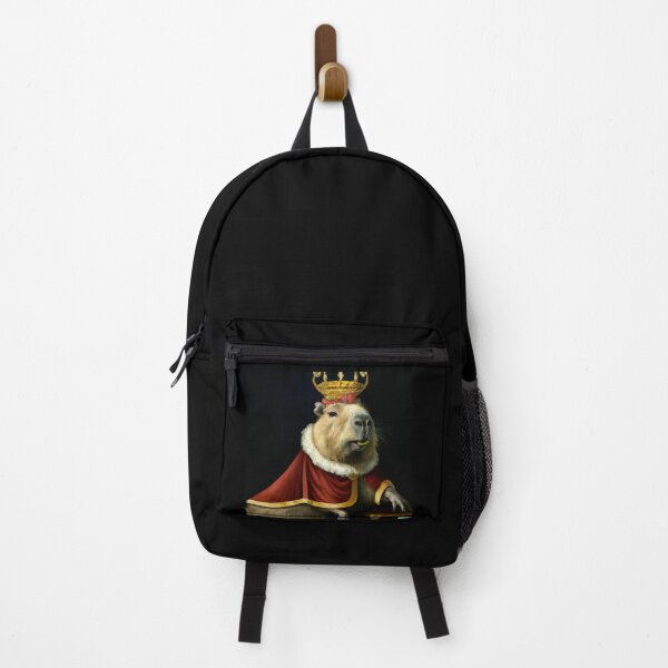 Item preview, funny capybara with crown designed and sold by PolishArtist.