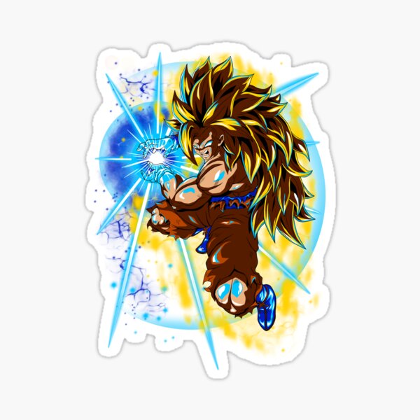 Son Goku Sticker For Sale By Artstylejutsu Redbubble