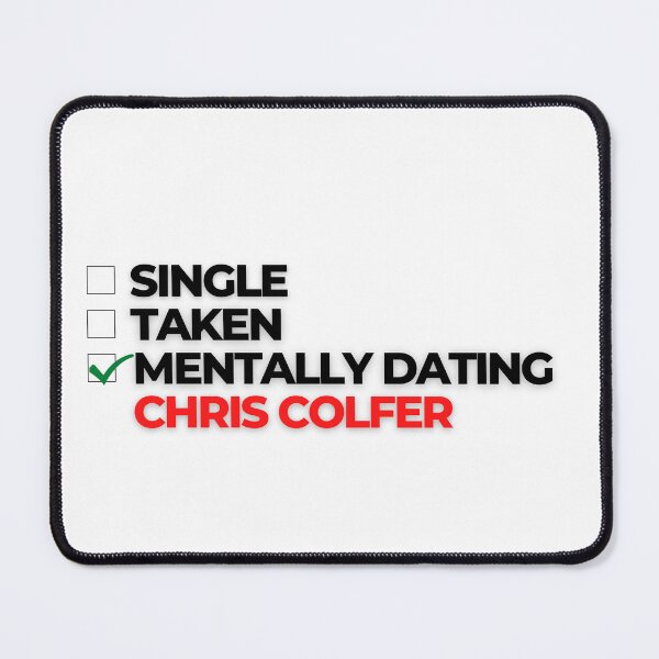 Item preview, Mentally Dating Chris Colfer designed and sold by Itsheartshop.