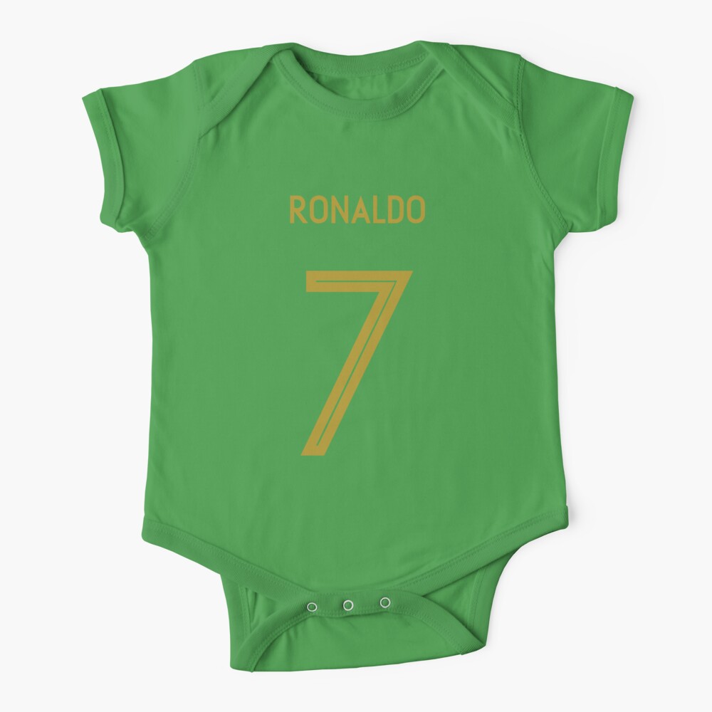 Ronaldo Football Jersey Yellow 2023 for Kids and Men(12-18Months