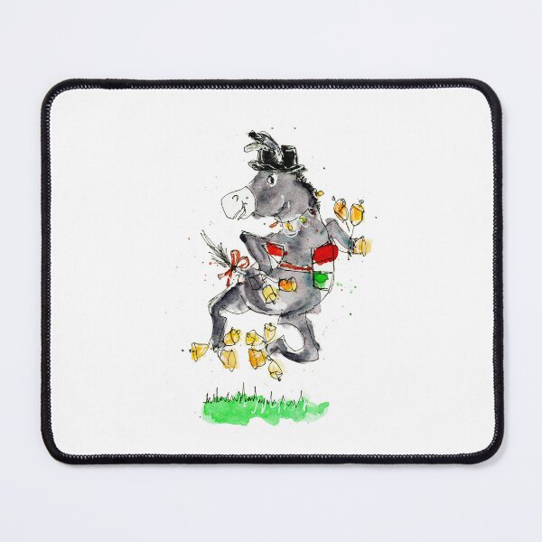 Item preview, Dominick the Italian Christmas Donkey illustration designed and sold by Katharine Harper.