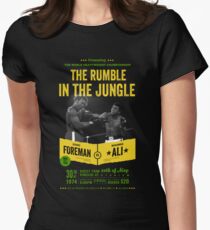 Ali gegen Foreman Rumble im Dschungel Tailliertes T-Shirt