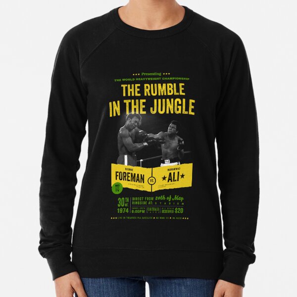 Ali vs Foreman Rumble in the Jungle Lightweight Sweatshirt