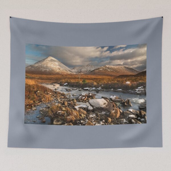 Item preview, Red Cuillin in Winter, Sligachan, Skye Scotland. designed and sold by PhotosEcosse.