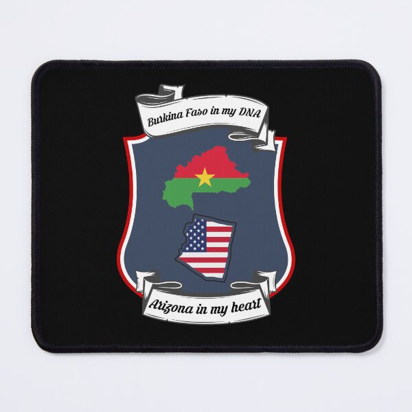 Item preview, Burkina Faso in my DNA, Arizona in my heart Heritage designed and sold by Tony ⭐⭐⭐⭐⭐.