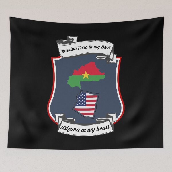Item preview, Burkina Faso in my DNA, Arizona in my heart Heritage designed and sold by Tony ⭐⭐⭐⭐⭐.