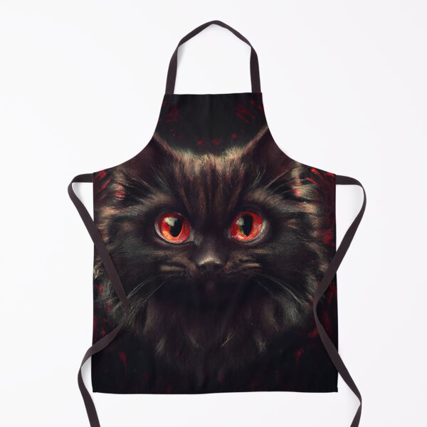Item preview, Black cat with red aura designed and sold by SanScho69.