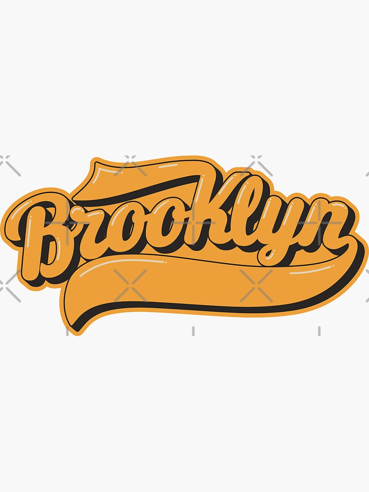 Brooklyn box hot sale logo sticker