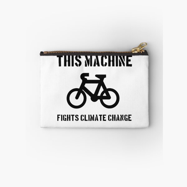Item preview, This machine fights climate change (black bike) designed and sold by BenLeverAU.