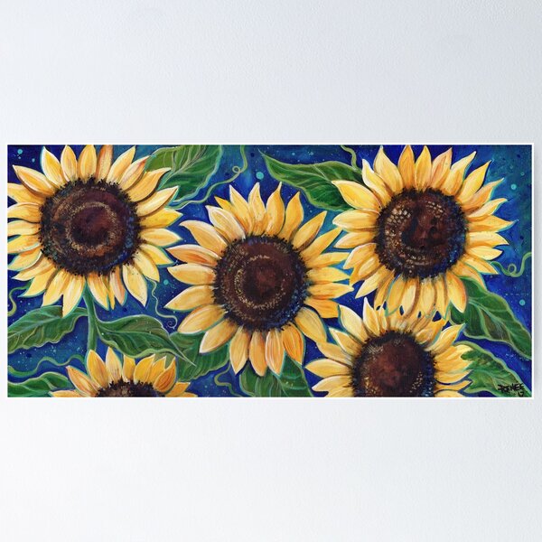 Item preview, Evening sunflower art by Renee L Lavoie designed and sold by Renee Lavoie.