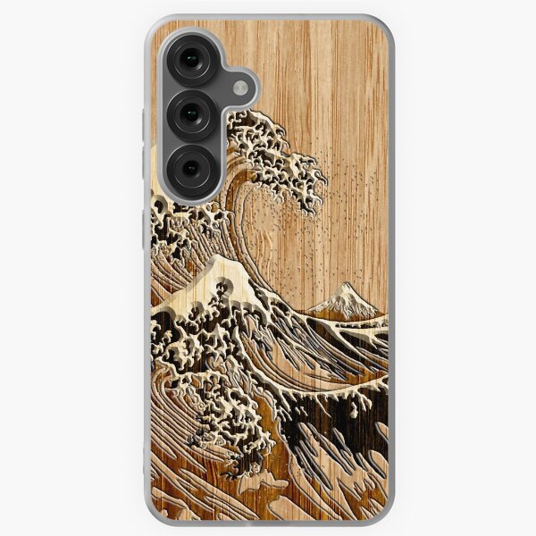 Item preview, The Great Hokusai Wave in Bamboo Inlay Style designed and sold by Garaga.