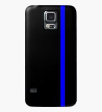 Die dünne blaue Linie Hülle & Klebefolie für Samsung Galaxy