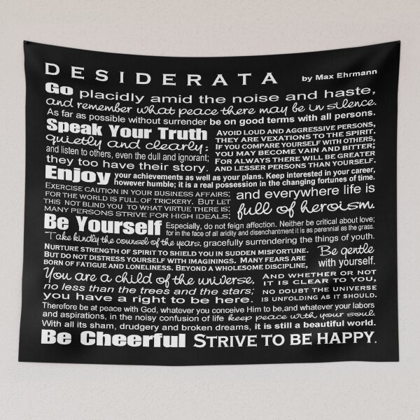 Item preview, Desiderata - Black designed and sold by Ginny Gaura.