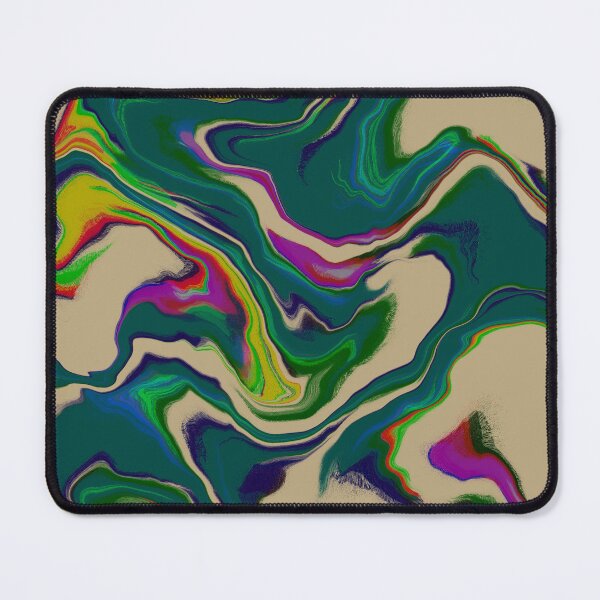 Item preview, Sandy beach rock pool swirl marbled abstract pattern designed and sold by LynseysArtShop.