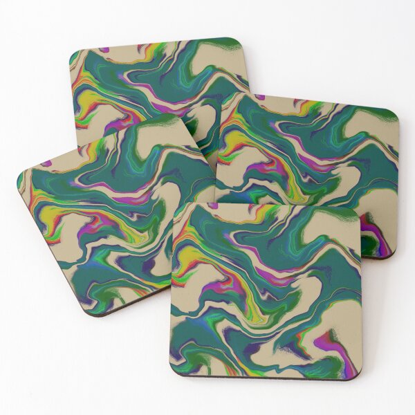Item preview, Sandy beach rock  pool swirl marbled abstract pattern  designed and sold by LynseysArtShop.