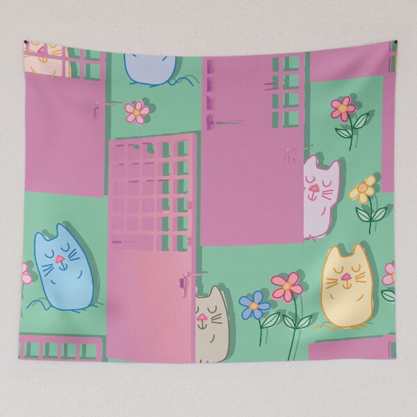 Item preview, Cute playful Cats  designed and sold by HerartbyHer.