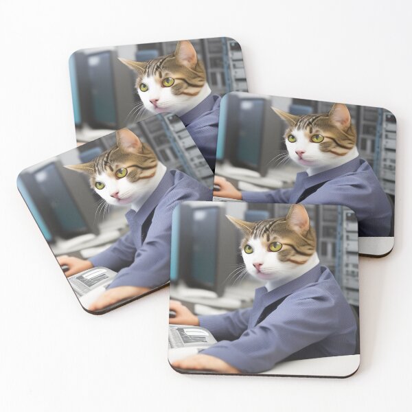 Item preview, Working cat meme designed and sold by sci-fAI.