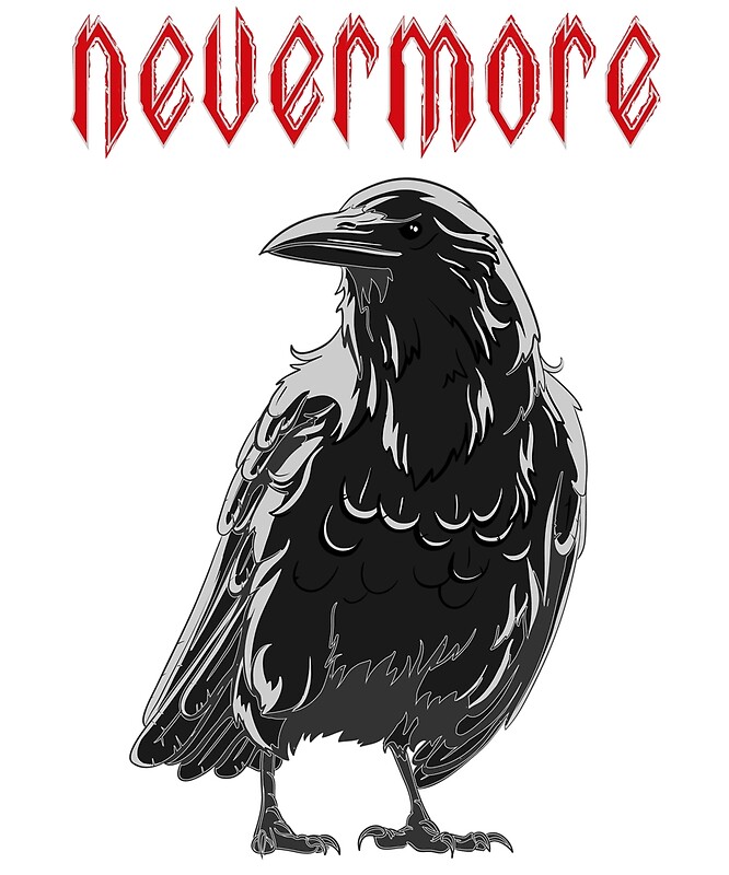 Эскиз тату nevermore