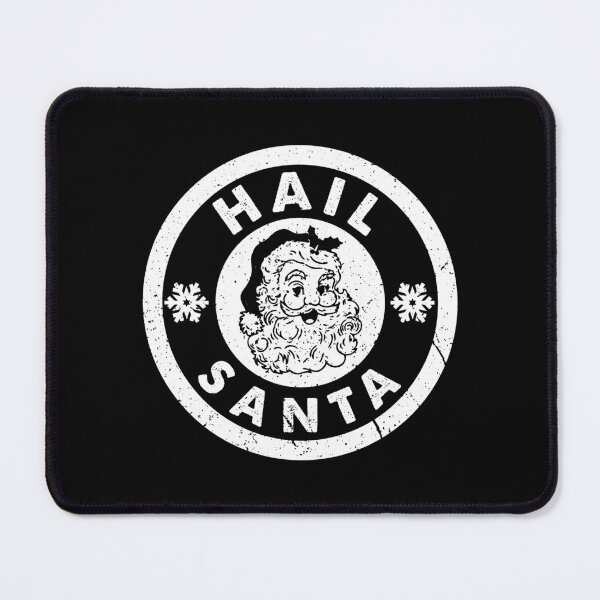 Item preview, Hail Santa - Vintage White Text designed and sold by Whimsical Thinker.