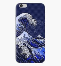 The Great Hokusai Wave chrome carbon fiber styles iPhone Case