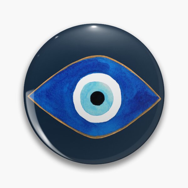 Item preview, EVIL EYE-turkish nazar (black) designed and sold by BEATRIZ ABAITUA.