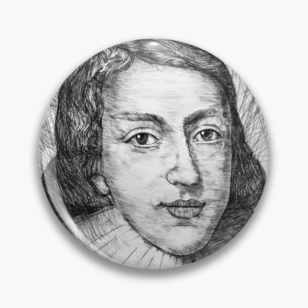 Item preview, JOHN MILTON black ad white pencil portrait designed and sold by lautir.
