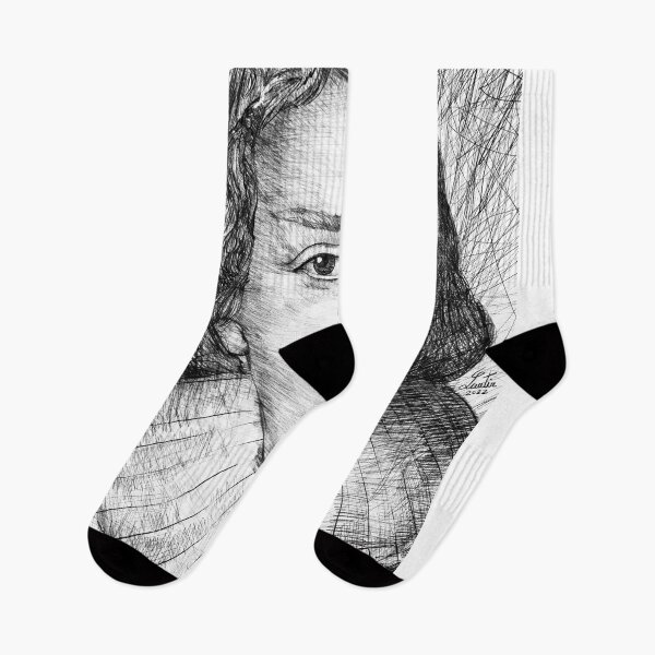 Item preview, JOHN MILTON black ad white pencil portrait designed and sold by lautir.