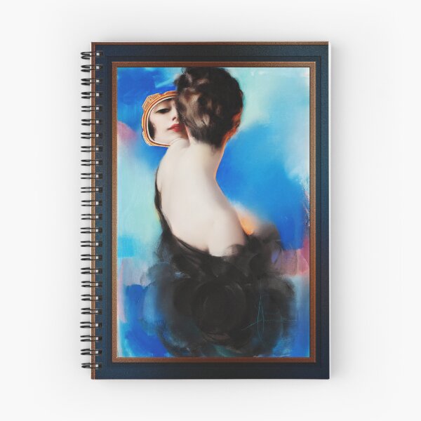Item preview, Elegance In Black, American Sunday Cover Illustration by Rolf Armstrong Remastered Xzendor7 Vintage Illustration Art Reproductions designed and sold by Xzendor7 Digital Art Creations.