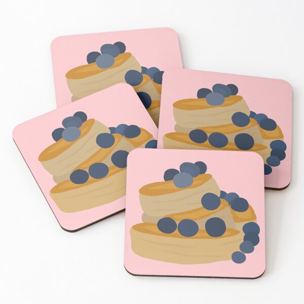 Item preview, Fluffy american pancakes with blueberries designed and sold by Preppy Aesthetic Designs.