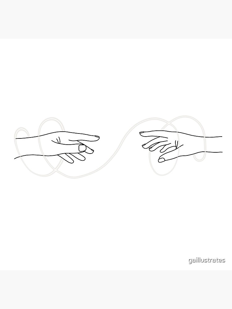 Invisible String&quot; Art Print for Sale by gaillustrates | Redbubble
