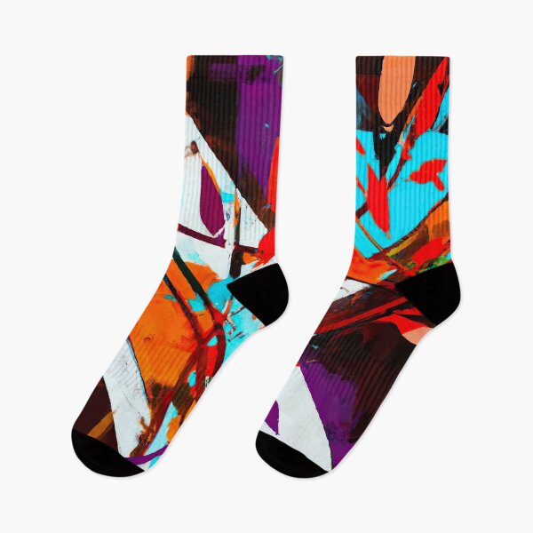 Item preview, Branch Action - Abstract Expressionism - Red, Black,White and Turquoise designed and sold by Inomaly Art.