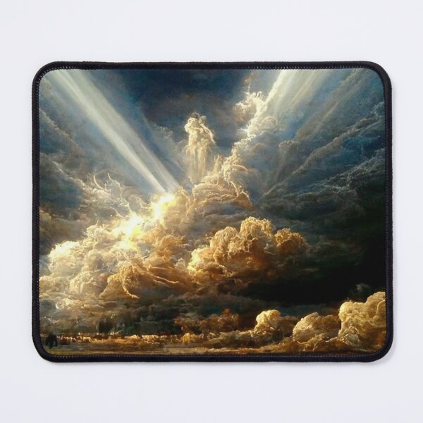 Item preview, A Stunning Visual of a Glimmering Stormy Sky with Curling Clouds!  designed and sold by Right Passage.