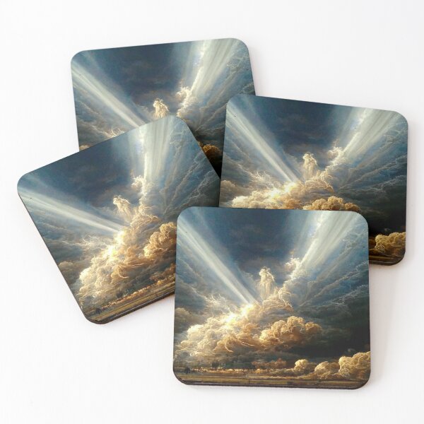 Item preview, A Stunning Visual of a Glimmering Stormy Sky with Curling Clouds!  designed and sold by Right Passage.