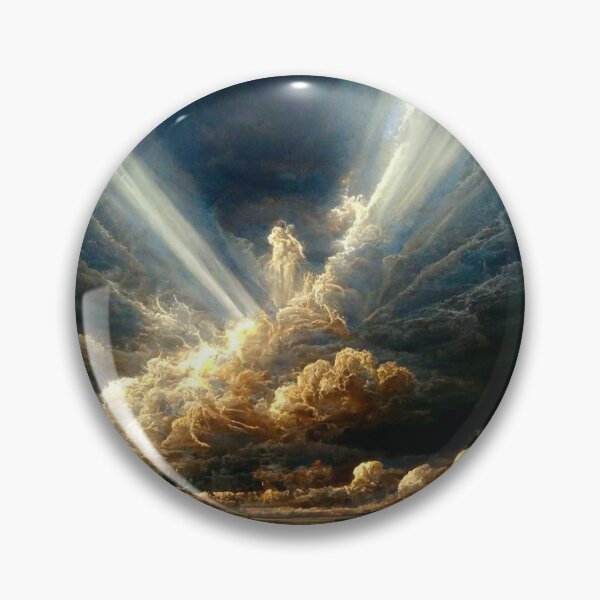 Item preview, A Stunning Visual of a Glimmering Stormy Sky with Curling Clouds!  designed and sold by Right Passage.