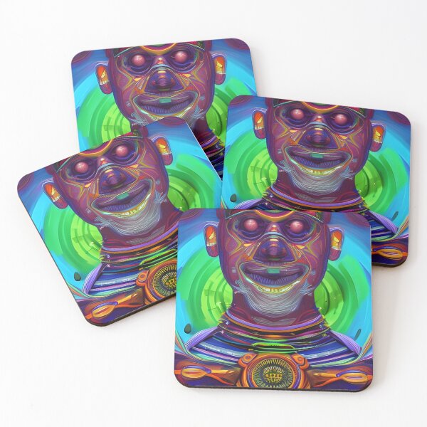 Item preview, Techno-Shaman (15) - Trippy Psychedelic Art designed and sold by TheThirdEye.