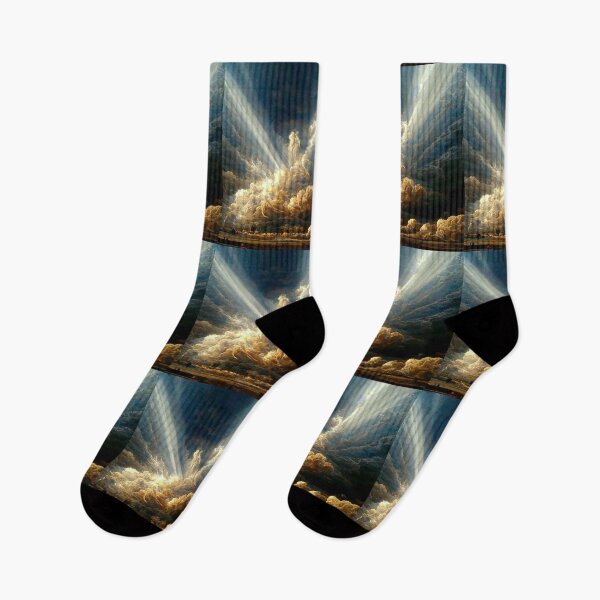Item preview, A Stunning Visual of a Glimmering Stormy Sky with Curling Clouds!  designed and sold by Right Passage.
