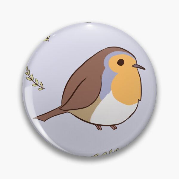 Item preview, Cute European Robin Birds  designed and sold by Yarafantasyart.