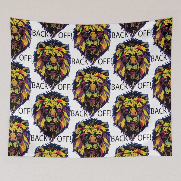 Item preview, Back Off Lion designed and sold by johndunn.