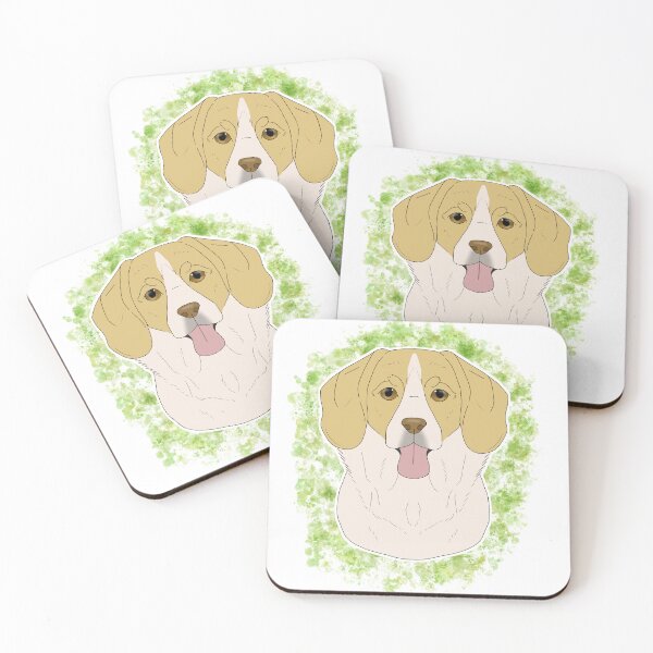 Item preview, Beagle - Lemon Watercolour designed and sold by Cynthiaetal.