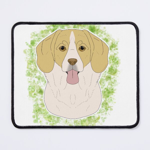 Item preview, Beagle - Lemon Watercolour designed and sold by Cynthiaetal.