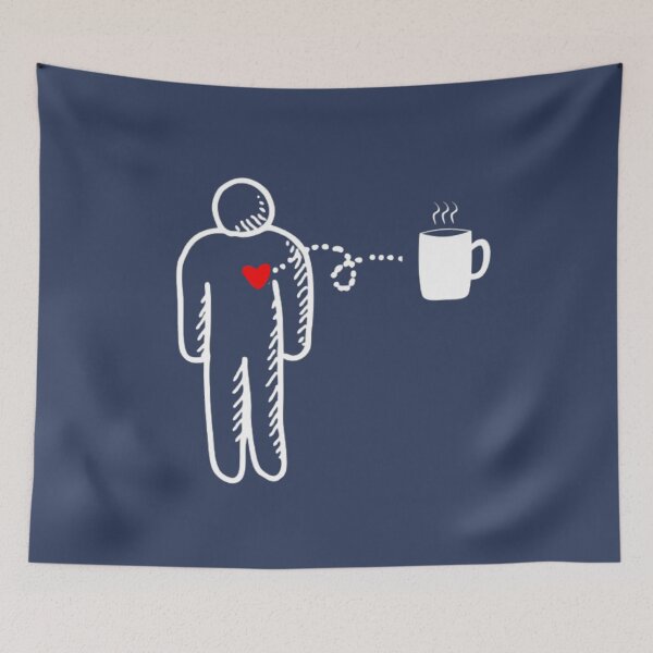 Item preview, Coffee Is The Only Warm Hug Needed Quote designed and sold by LMoonDesigns.