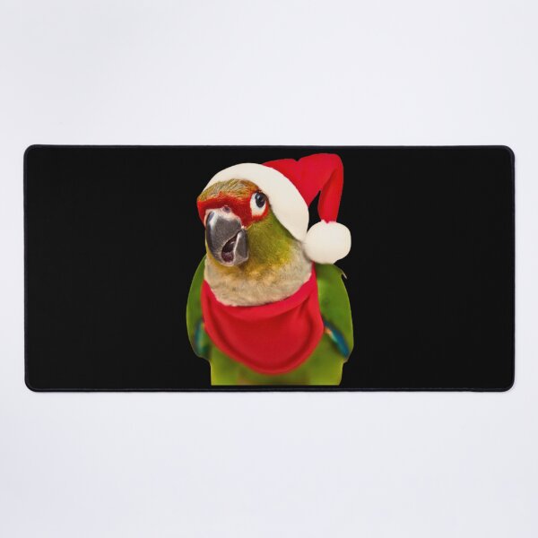 Item preview, Merry Christmas from Pet Bird | Green Cheek Conure Parrot | Parakeet | Pyrrhura designed and sold by TatianaLG.
