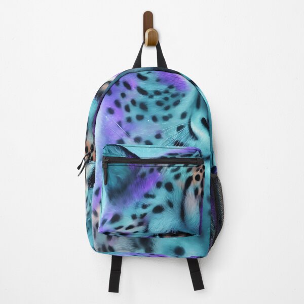Artikelvorschau, Regenbogenleopard, glühender Nebel, komplizierte, elegante, hochdetaillierte, digitale Malerei entworfen und verkauft von DrawItOnce.