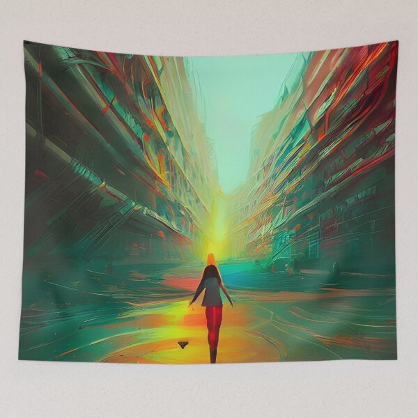 Item preview, Bustling Silence  designed and sold by AbstractlyArt.