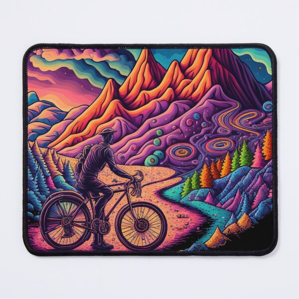 Item preview, Bicycle Day 1943 | Colorful Psychedelic Art designed and sold by Trippinink-.