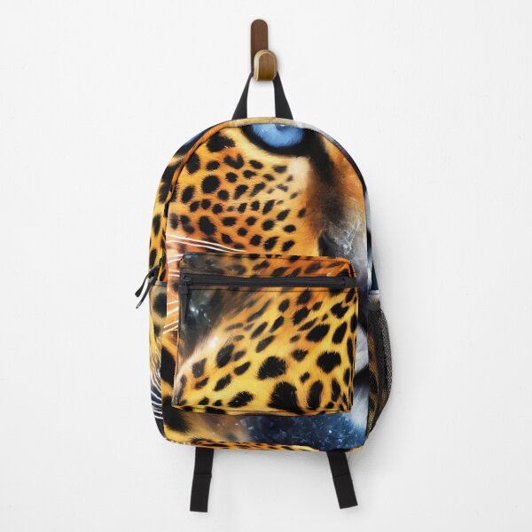 Artikelvorschau, Regenbogenleopard, glühender Nebel, komplizierte, elegante, hochdetaillierte, digitale Malerei entworfen und verkauft von DrawItOnce.